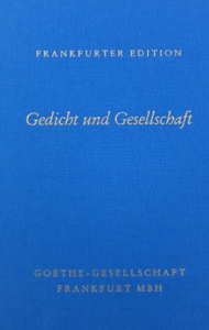 Frankfurter Edition 2000: Gedicht und Gesellschaft